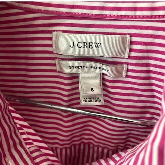 J. Crew | Stretch Perfect Striped Shirt - Picture 3 of 3